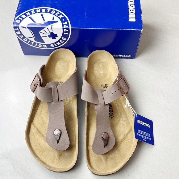 BIRKENSTOCK Medina Thong Sandal Mocha Brown NIB main image 12